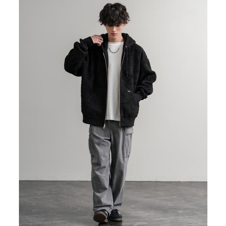 HUF ダブルジップパーカー フリース | Rocky Monroe | 詳細画像5 