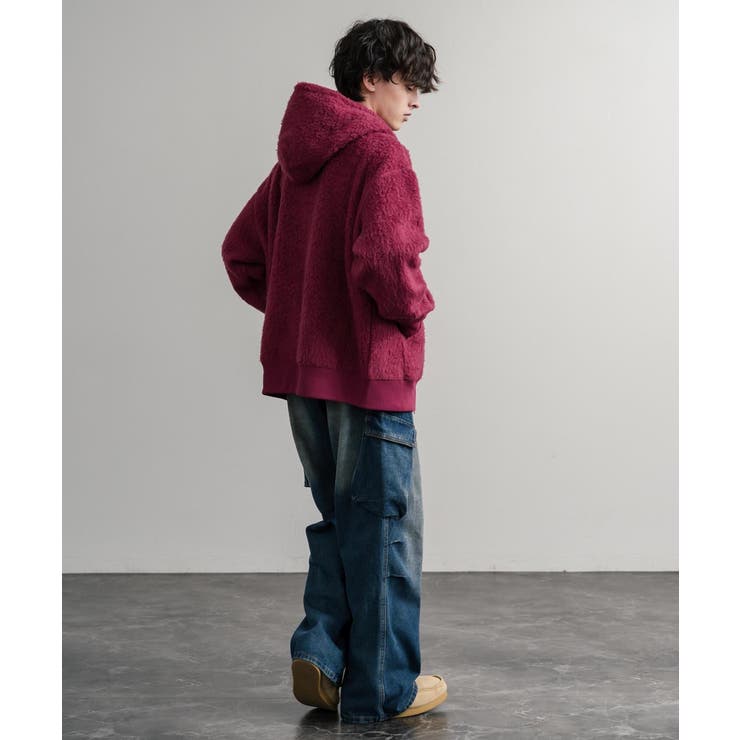 HUF ダブルジップパーカー フリース | Rocky Monroe | 詳細画像9 