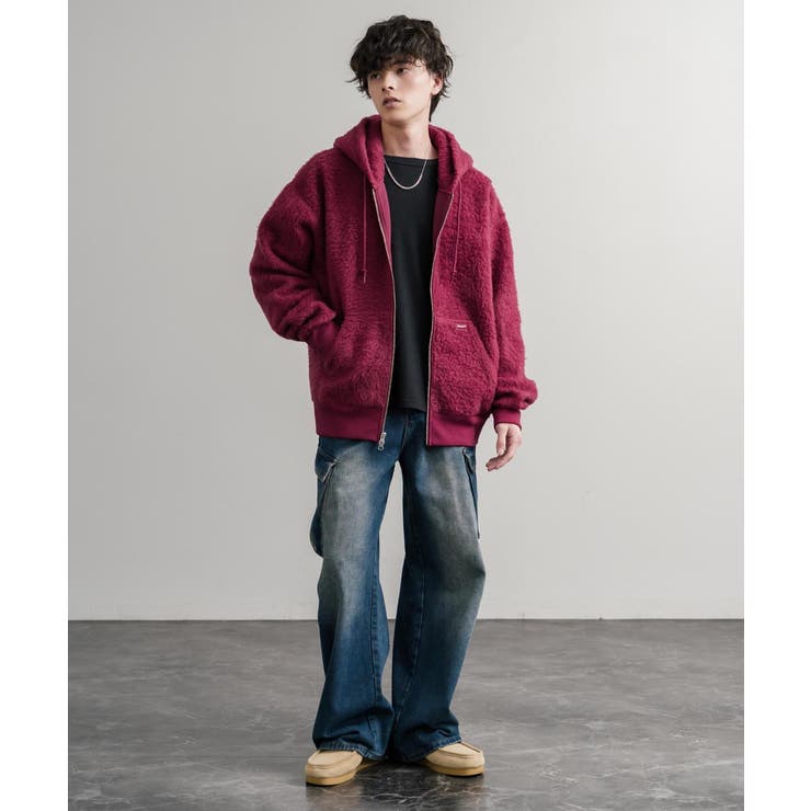 HUF ダブルジップパーカー フリース | Rocky Monroe | 詳細画像10 