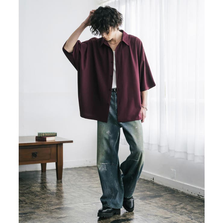 接触冷感 ドルマンシャツ 半袖 | Rocky Monroe | 詳細画像22 