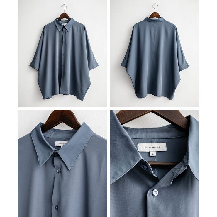 接触冷感 ドルマンシャツ 半袖 | Rocky Monroe | 詳細画像29 