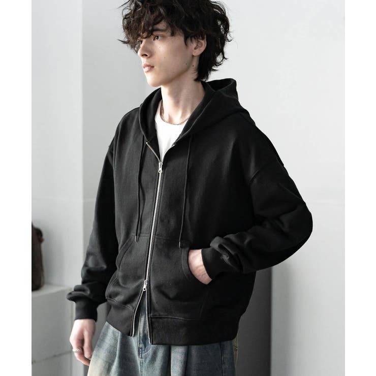 パーカー ダブルジップ ショート丈 | Rocky Monroe | 詳細画像2 