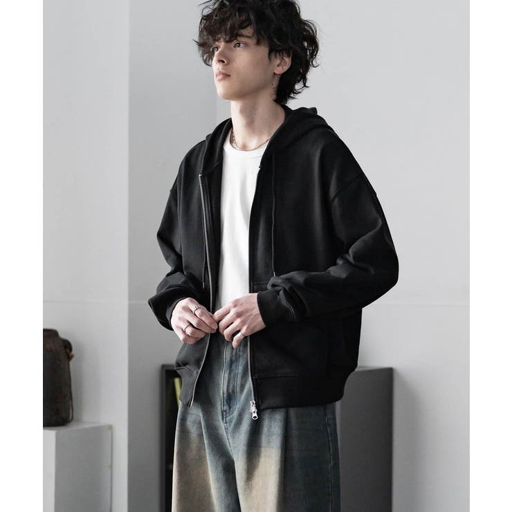 パーカー ダブルジップ ショート丈 | Rocky Monroe | 詳細画像4 