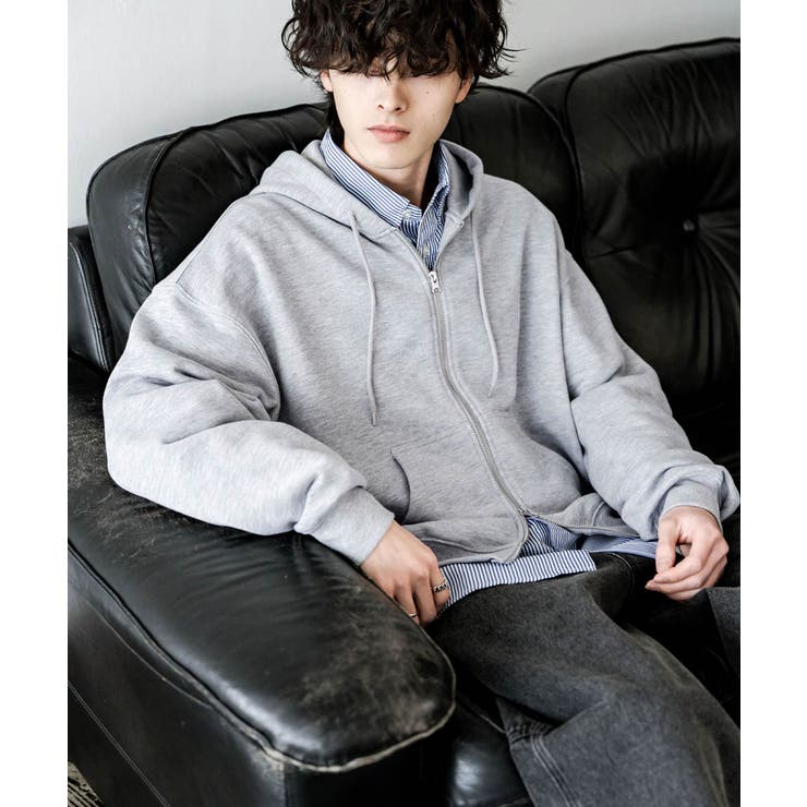 パーカー ダブルジップ ショート丈 | Rocky Monroe | 詳細画像14 