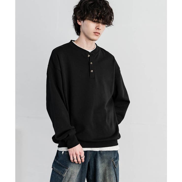 トレーナー 裏毛 ヘンリーネック | Rocky Monroe | 詳細画像4 