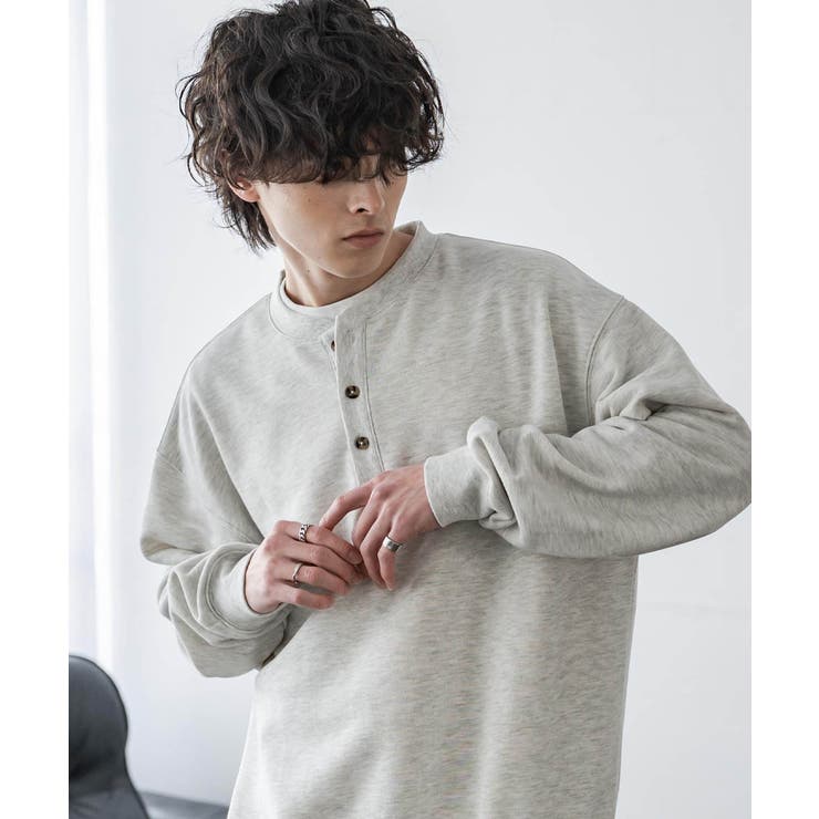 トレーナー 裏毛 ヘンリーネック | Rocky Monroe | 詳細画像9 
