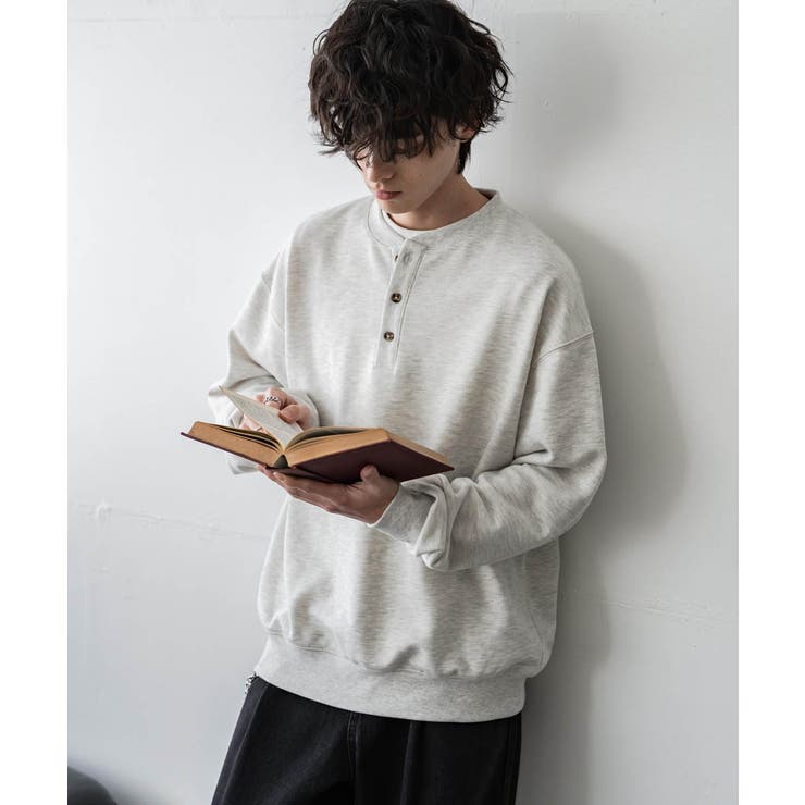 トレーナー 裏毛 ヘンリーネック | Rocky Monroe | 詳細画像11 