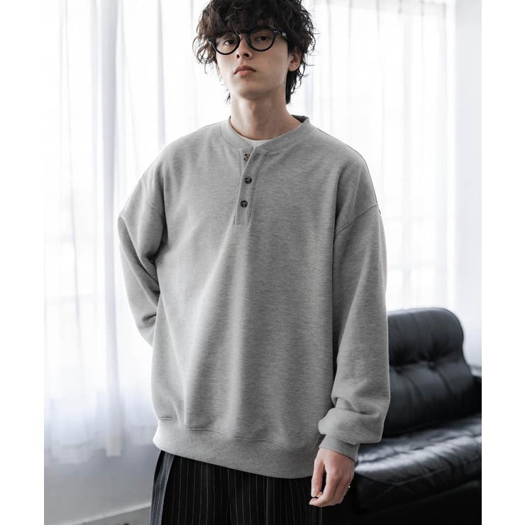 トレーナー 裏毛 ヘンリーネック | Rocky Monroe | 詳細画像13 