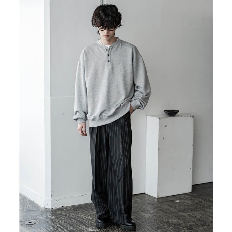 トレーナー 裏毛 ヘンリーネック | Rocky Monroe | 詳細画像16 