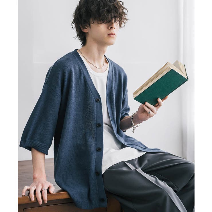 接触冷感 カーディガン サマーニット | Rocky Monroe | 詳細画像16 