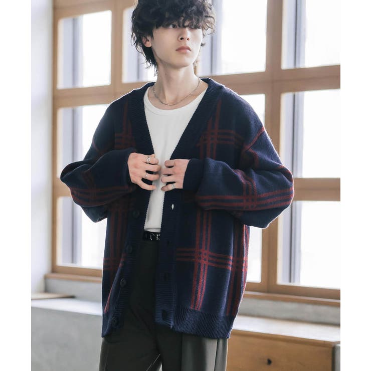 ニットカーディガン 総柄 チェック | Rocky Monroe | 詳細画像52 