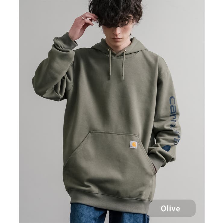 オリーブ | Carhartt パーカー プルオーバー | Rocky Monroe