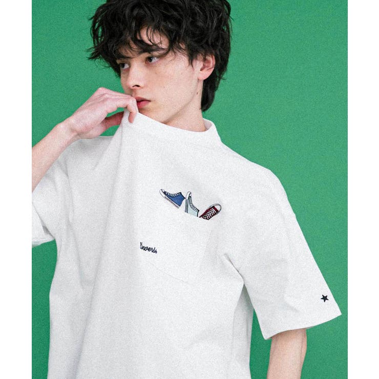 CONVERSE 半袖ロゴT エンブレム刺繍 | Rocky Monroe | 詳細画像5 