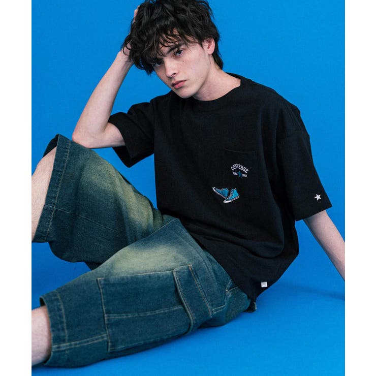 CONVERSE 半袖ロゴT エンブレム刺繍 | Rocky Monroe | 詳細画像7 