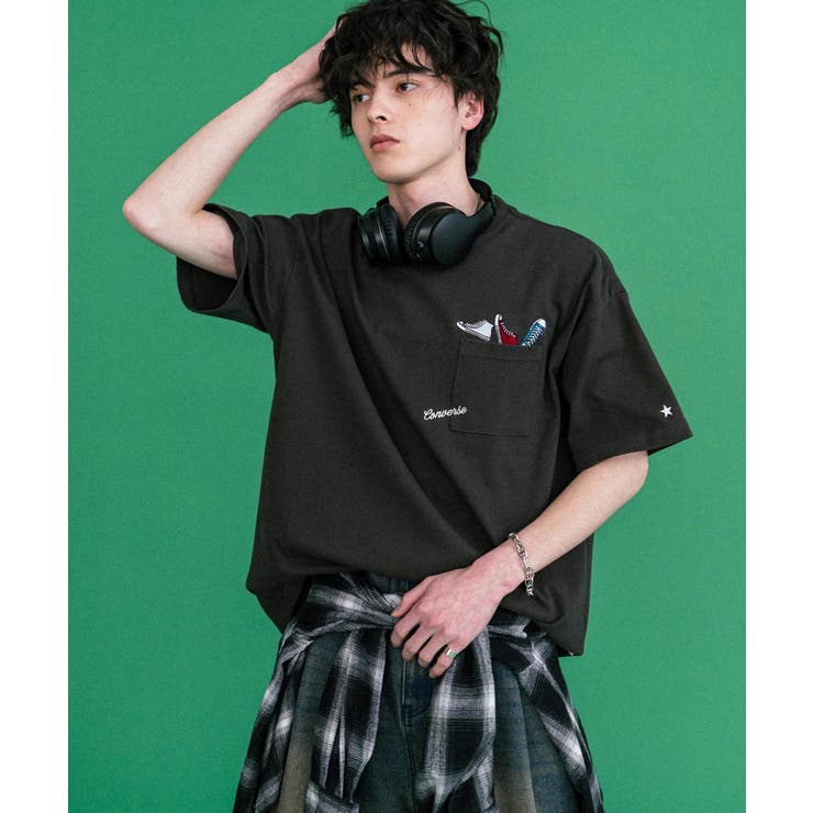 CONVERSE 半袖ロゴT エンブレム刺繍 | Rocky Monroe | 詳細画像11 