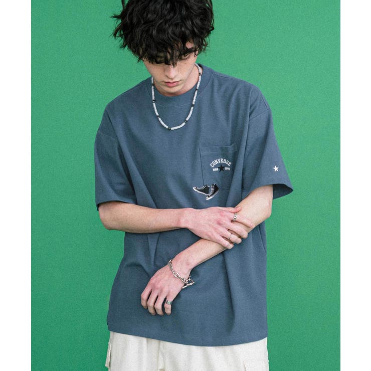 CONVERSE 半袖ロゴT エンブレム刺繍 | Rocky Monroe | 詳細画像16 