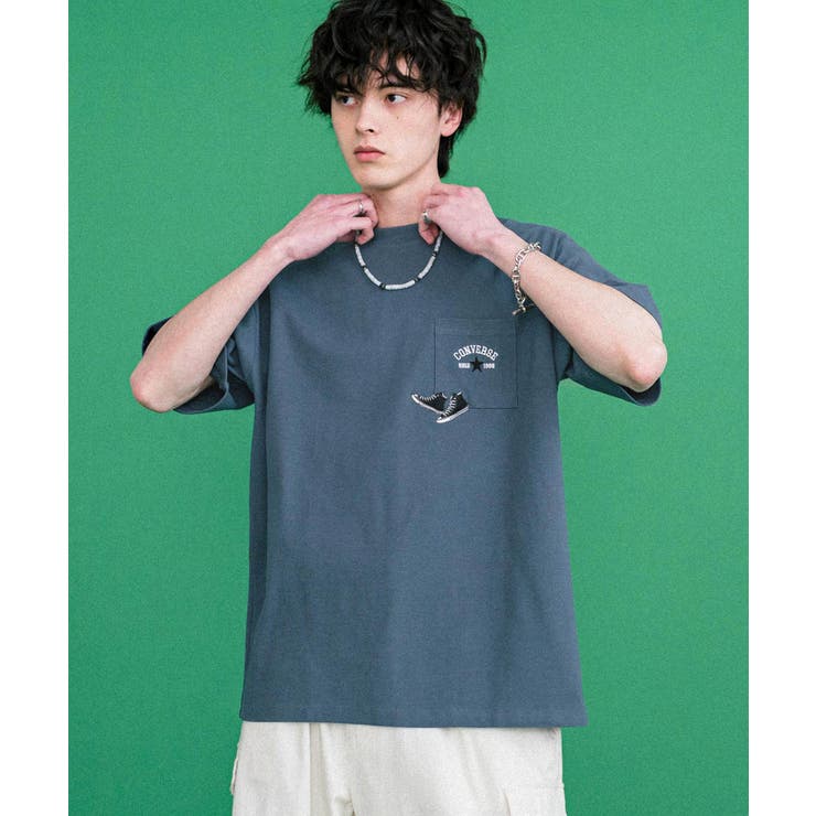 CONVERSE 半袖ロゴT エンブレム刺繍 | Rocky Monroe | 詳細画像18 
