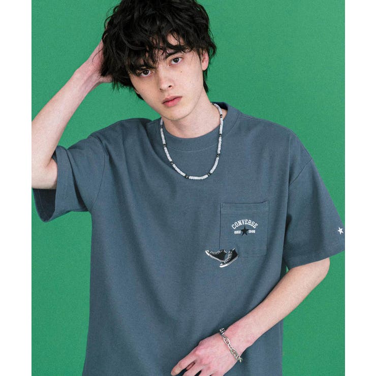 CONVERSE 半袖ロゴT エンブレム刺繍 | Rocky Monroe | 詳細画像19 