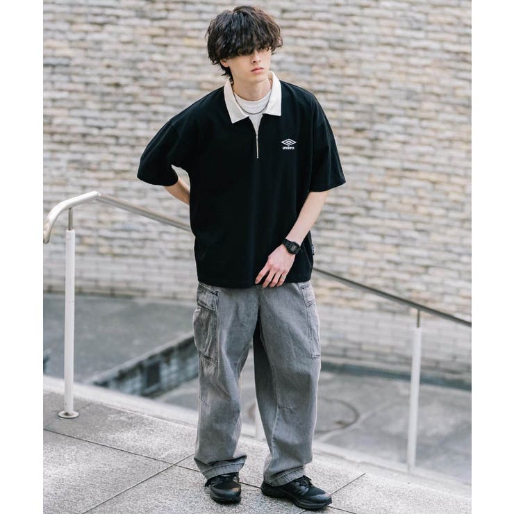UMBRO ハーフジップ 半袖ポロシャツ | Rocky Monroe | 詳細画像2 