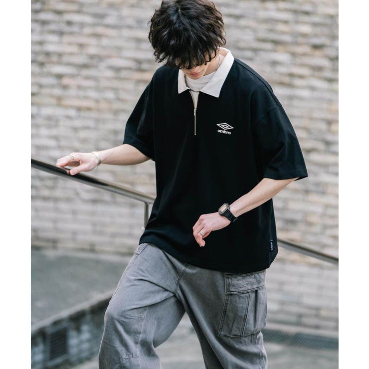 UMBRO ハーフジップ 半袖ポロシャツ | Rocky Monroe | 詳細画像4 