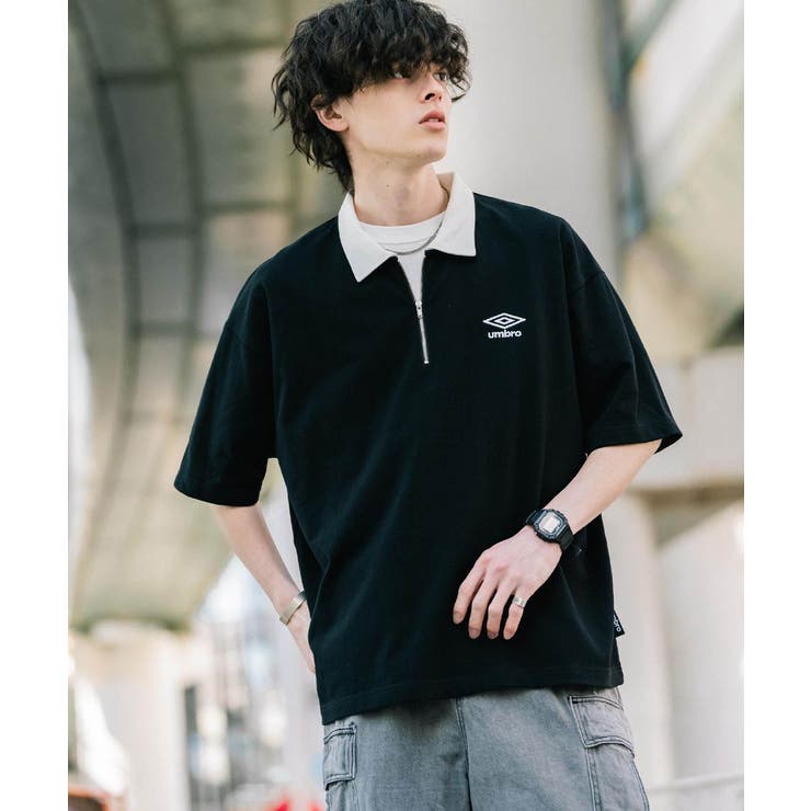 UMBRO ハーフジップ 半袖ポロシャツ | Rocky Monroe | 詳細画像6 