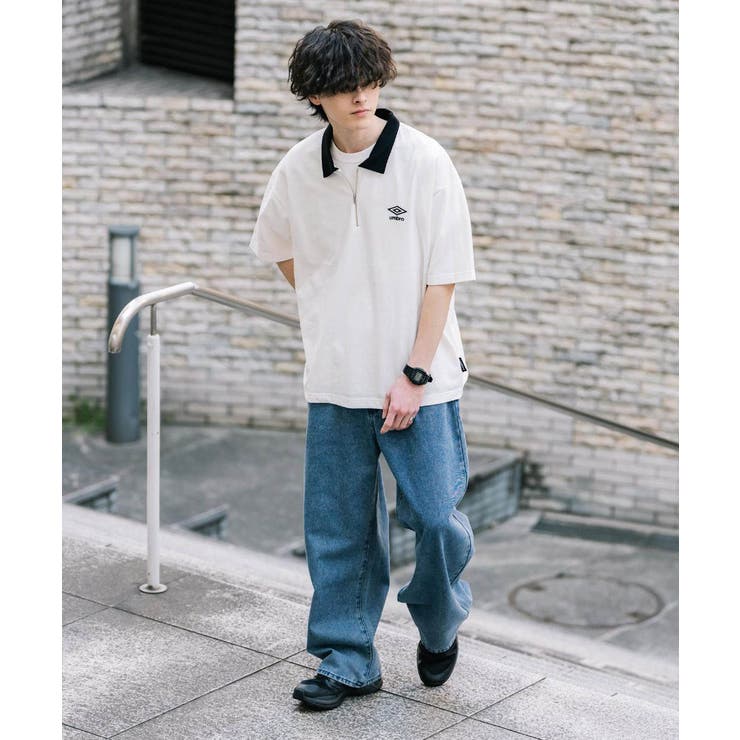 UMBRO ハーフジップ 半袖ポロシャツ | Rocky Monroe | 詳細画像7 
