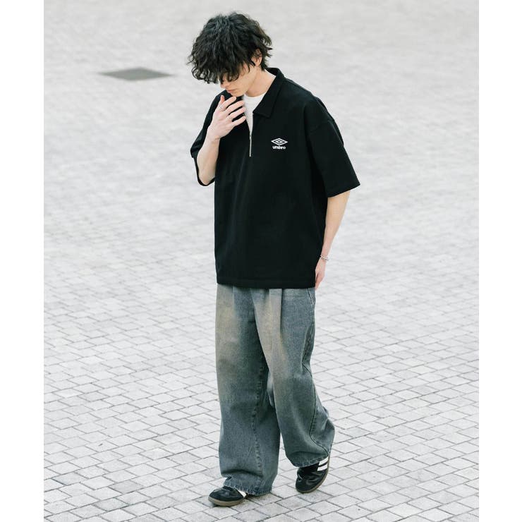 UMBRO ハーフジップ 半袖ポロシャツ | Rocky Monroe | 詳細画像12 