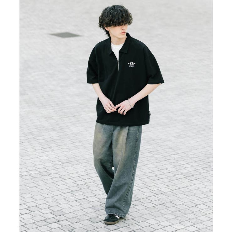 UMBRO ハーフジップ 半袖ポロシャツ | Rocky Monroe | 詳細画像13 