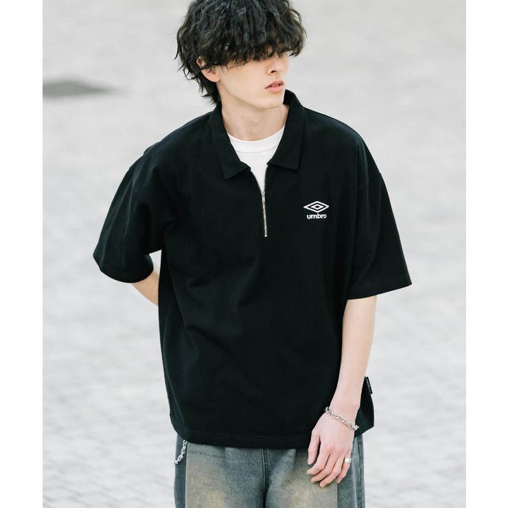 UMBRO ハーフジップ 半袖ポロシャツ | Rocky Monroe | 詳細画像15 