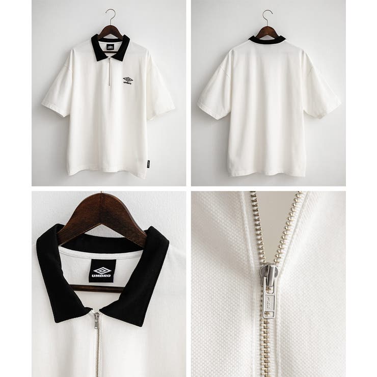 UMBRO ハーフジップ 半袖ポロシャツ | Rocky Monroe | 詳細画像28 