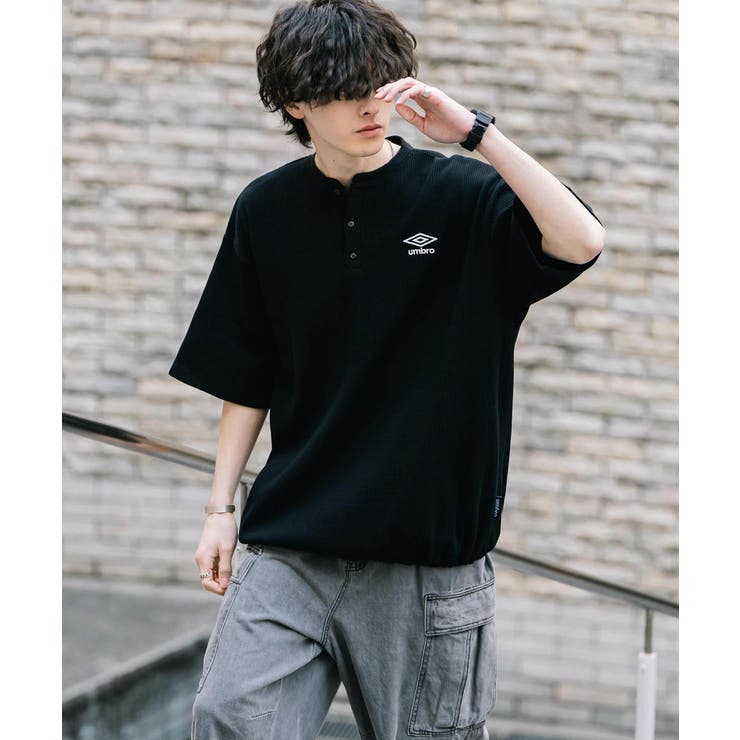 UMBRO ヘンリーネック ワッフル半袖Tシャツ | Rocky Monroe | 詳細画像5 