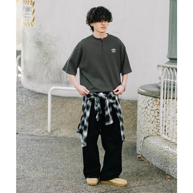 UMBRO ヘンリーネック ワッフル半袖Tシャツ | Rocky Monroe | 詳細画像8 
