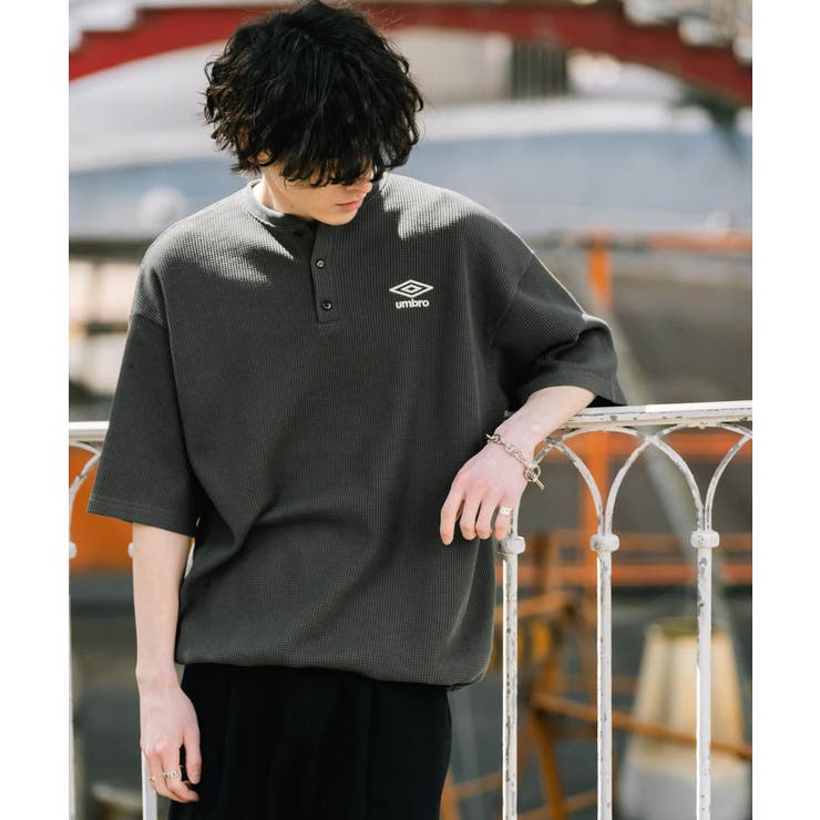 UMBRO ヘンリーネック ワッフル半袖Tシャツ | Rocky Monroe | 詳細画像12 