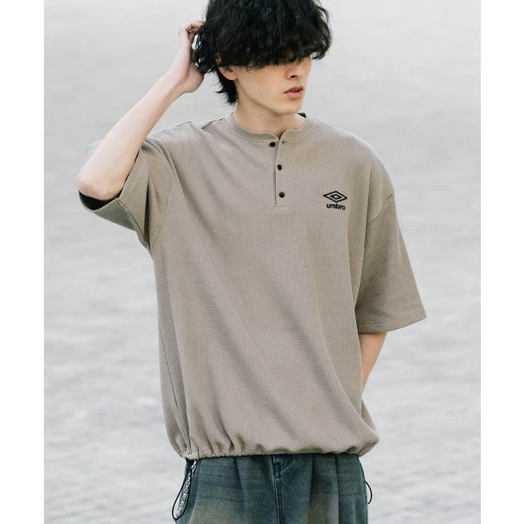 UMBRO ヘンリーネック ワッフル半袖Tシャツ | Rocky Monroe | 詳細画像15 
