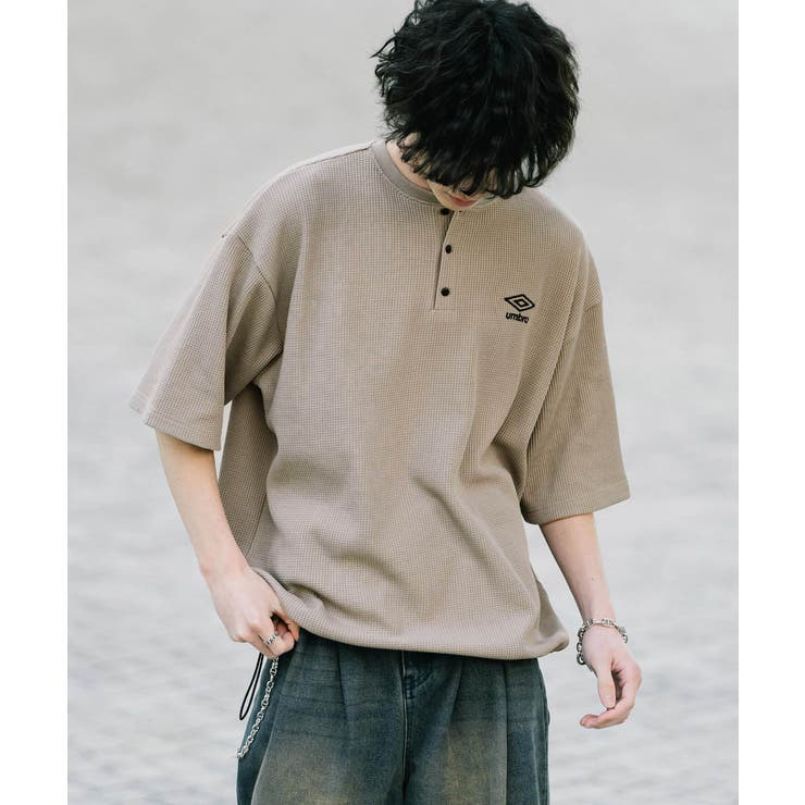 UMBRO ヘンリーネック ワッフル半袖Tシャツ | Rocky Monroe | 詳細画像16 
