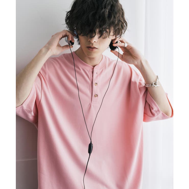 接触冷感 Tシャツ ヘンリーネック | Rocky Monroe | 詳細画像31 