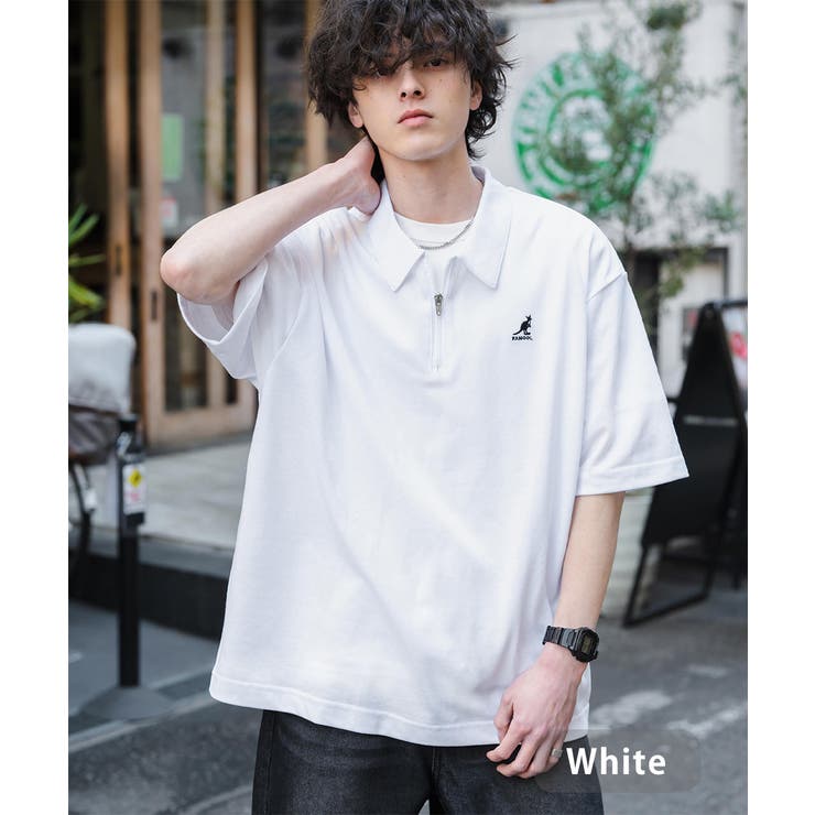 ホワイト | KANGOL カンゴール ポロシャツ | Rocky Monroe