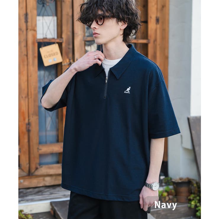 ネイビー | KANGOL カンゴール ポロシャツ | Rocky Monroe