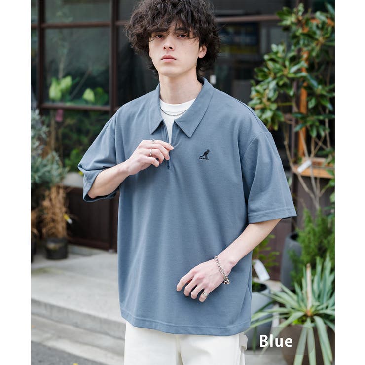 ブルー | KANGOL カンゴール ポロシャツ | Rocky Monroe