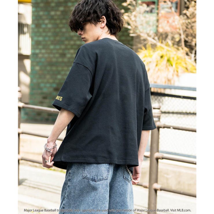 MLB ワッフルTシャツ ヘンリーネック | Rocky Monroe | 詳細画像15 