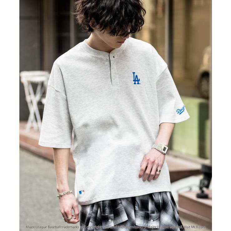 MLB ワッフルTシャツ ヘンリーネック | Rocky Monroe | 詳細画像4 