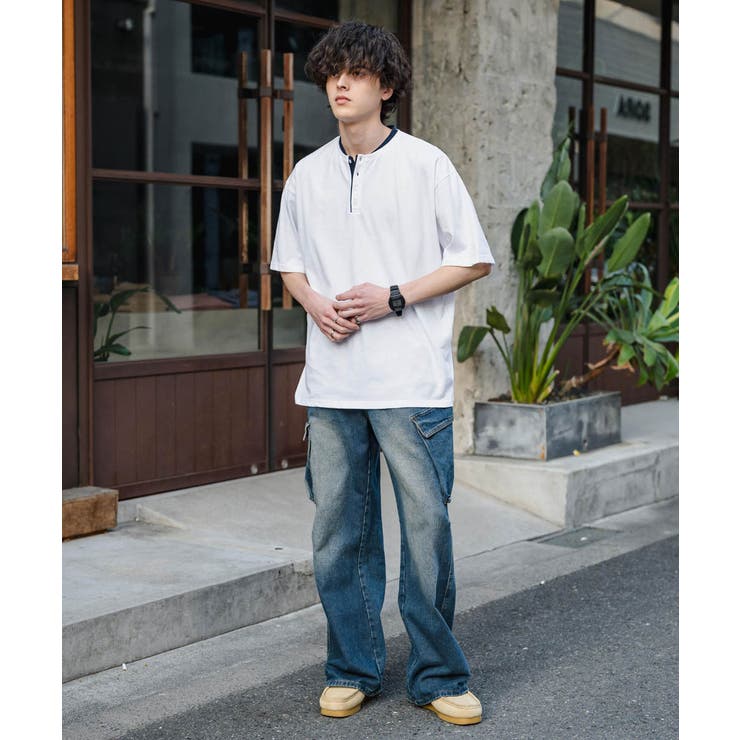 Tシャツ 半袖 ヘンリーネック | Rocky Monroe | 詳細画像2 