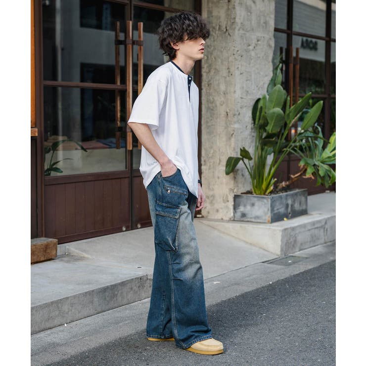 Tシャツ 半袖 ヘンリーネック | Rocky Monroe | 詳細画像3 