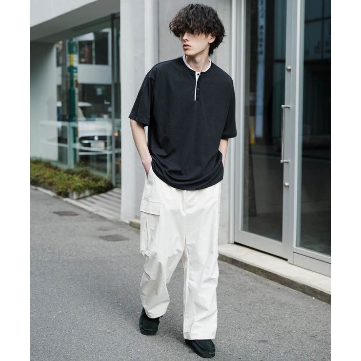 Tシャツ 半袖 ヘンリーネック | Rocky Monroe | 詳細画像7 