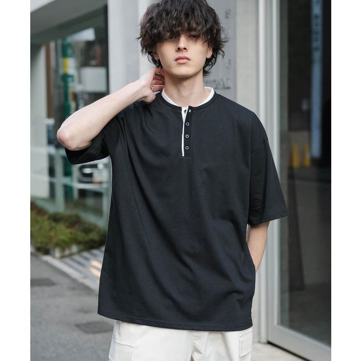 Tシャツ 半袖 ヘンリーネック | Rocky Monroe | 詳細画像8 
