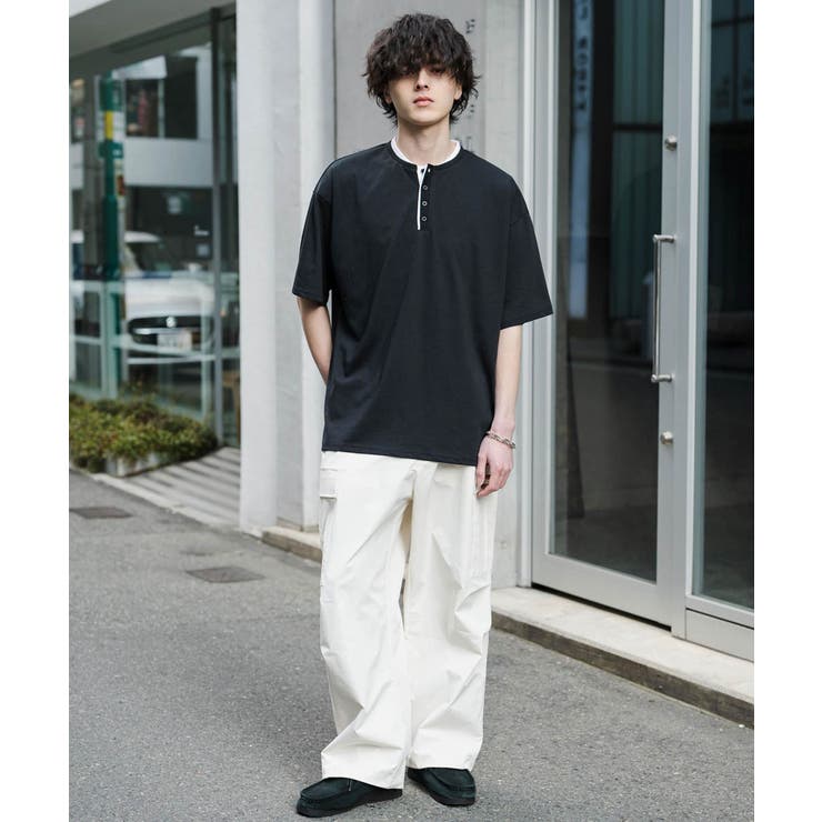 Tシャツ 半袖 ヘンリーネック | Rocky Monroe | 詳細画像10 