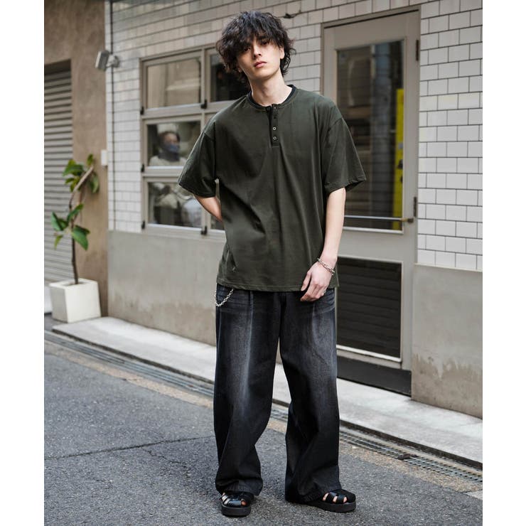 Tシャツ 半袖 ヘンリーネック | Rocky Monroe | 詳細画像13 