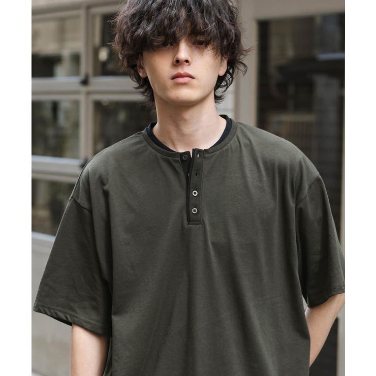 Tシャツ 半袖 ヘンリーネック | Rocky Monroe | 詳細画像16 