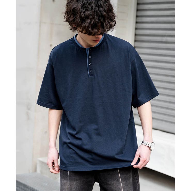 Tシャツ 半袖 ヘンリーネック | Rocky Monroe | 詳細画像19 
