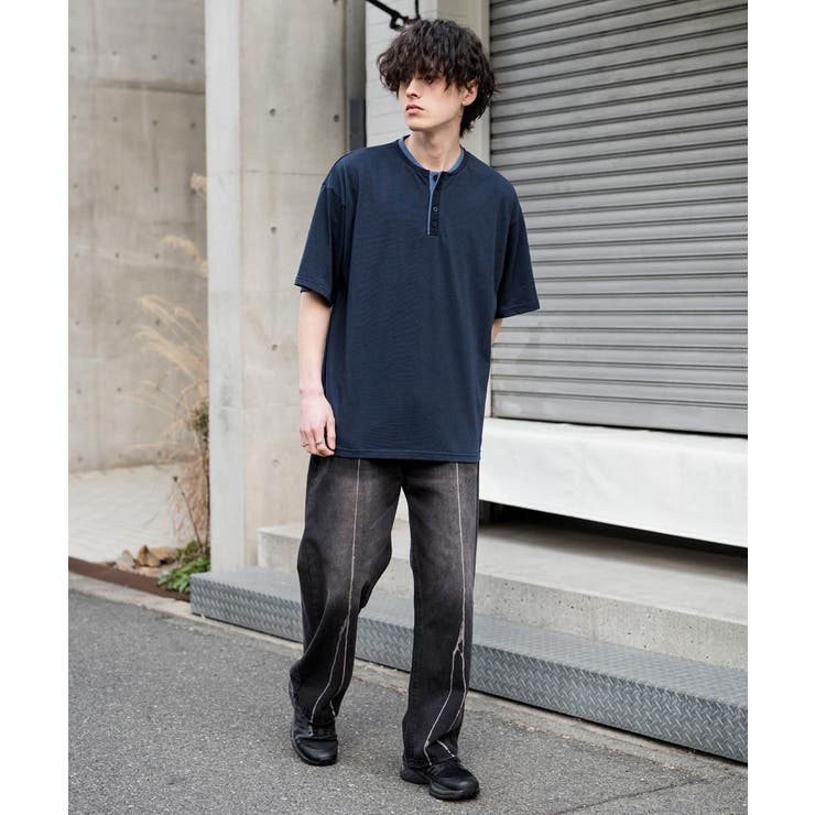 Tシャツ 半袖 ヘンリーネック | Rocky Monroe | 詳細画像21 